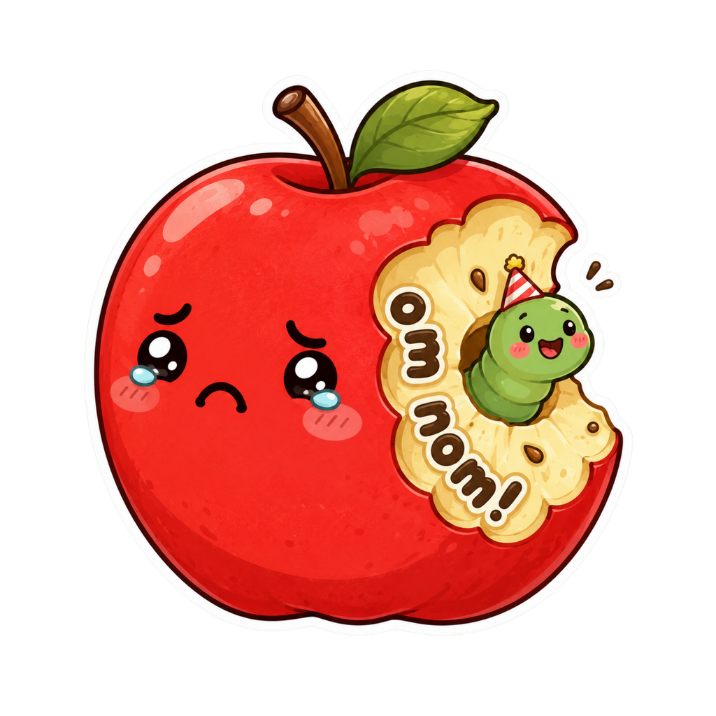 Cute Apple Eater