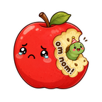 Cute Apple Eater