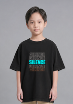 Silence Repeated Aesthetic Retro Cyberpunk Typography Introvert Streetwear