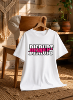 Disrupt Sliced Glitch Modern Streetwear Bold Typography Aesthetic