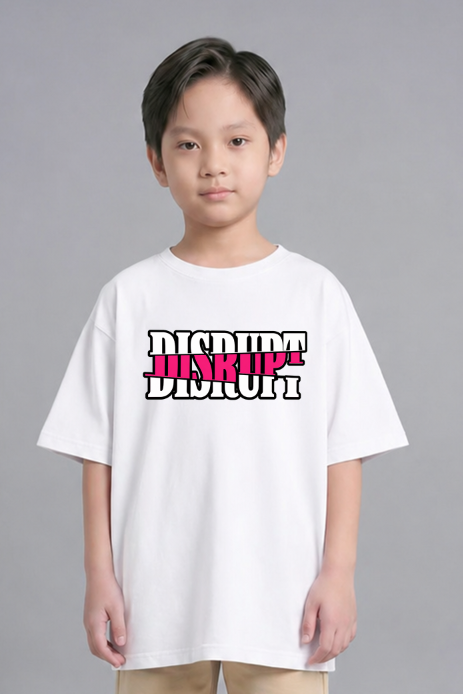Disrupt Sliced Glitch Modern Streetwear Bold Typography Aesthetic