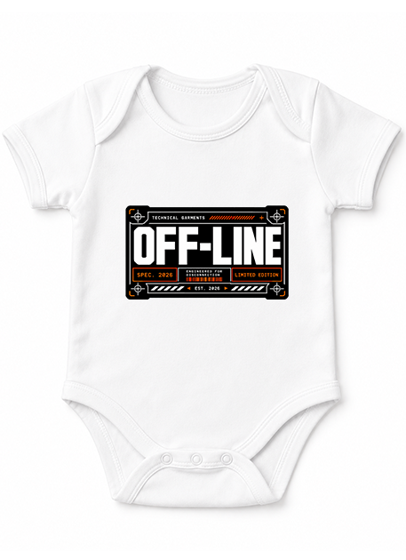 OFF-LINE Cyberpunk Techwear Futuristic Label Streetwear Typography Aesthetic