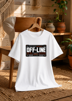 OFF-LINE Cyberpunk Techwear Futuristic Label Streetwear Typography Aesthetic