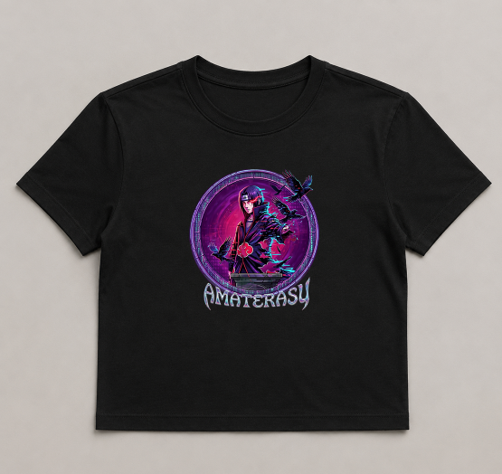 Amaterasu Crow Shinobi Glitch Cyberpunk Ninja