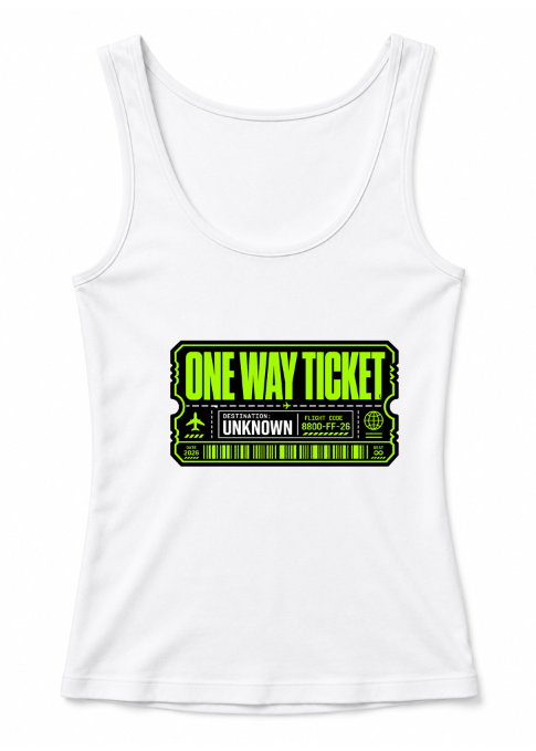 One Way Ticket Destination Unknown Futuristic Cyberpunk Boarding Pass Streetwear