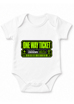 One Way Ticket Destination Unknown Futuristic Cyberpunk Boarding Pass Streetwear