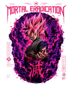 Mortal Eradication Super Saiyan Rose Dark Anime Streetwear