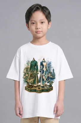 Vietnamese Ao Dai Fashion Evolution 1930s to 2020s Watercolor