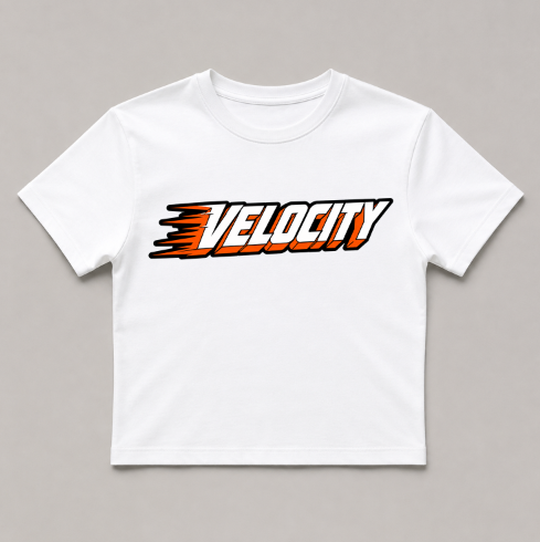 Velocity Speed Racing Fast Motion Typography Streetwear Motorsport