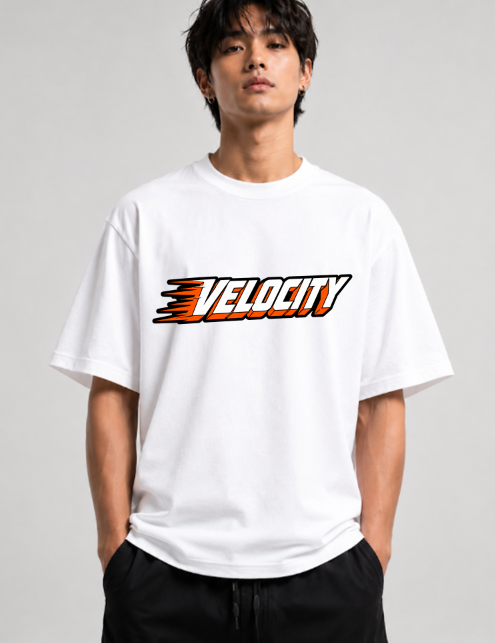 Velocity Speed Racing Fast Motion Typography Streetwear Motorsport