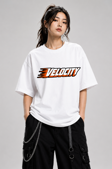Velocity Speed Racing Fast Motion Typography Streetwear Motorsport