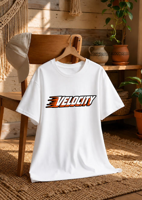 Velocity Speed Racing Fast Motion Typography Streetwear Motorsport