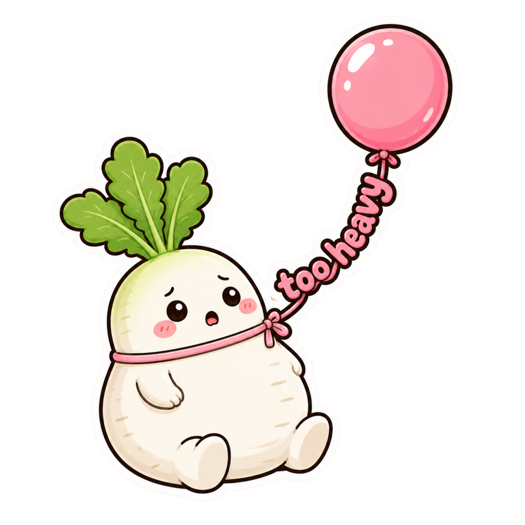 Chubby Radish Balloon