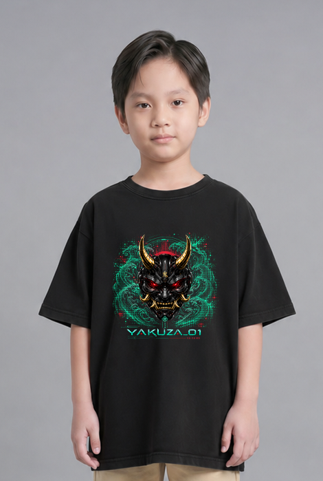 Yakuza 01 Cyberpunk Oni Mask Japanese Streetwear