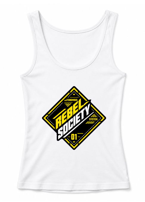 Rebel Society Cyberpunk Techwear Diamond Emblem Futuristic Streetwear