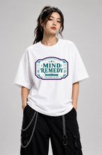 Mind Remedy Vintage Apothecary Label Retro Pharmacy Botanical Typography
