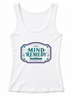 Mind Remedy Vintage Apothecary Label Retro Pharmacy Botanical Typography