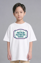 Mind Remedy Vintage Apothecary Label Retro Pharmacy Botanical Typography