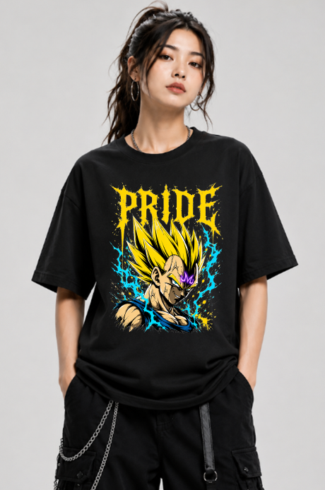 Saiyan Pride Majin Prince Anime Streetwear