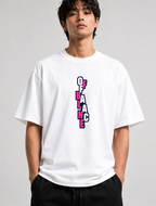 Off Balance Vertical Staggered Bold Typography Modern Streetwear Aesthetic