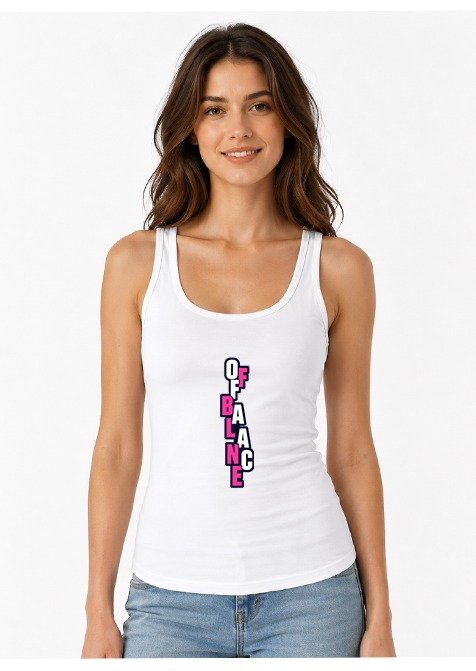 Off Balance Vertical Staggered Bold Typography Modern Streetwear Aesthetic