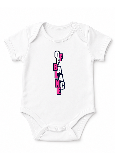 Off Balance Vertical Staggered Bold Typography Modern Streetwear Aesthetic