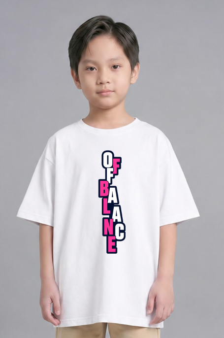 Off Balance Vertical Staggered Bold Typography Modern Streetwear Aesthetic