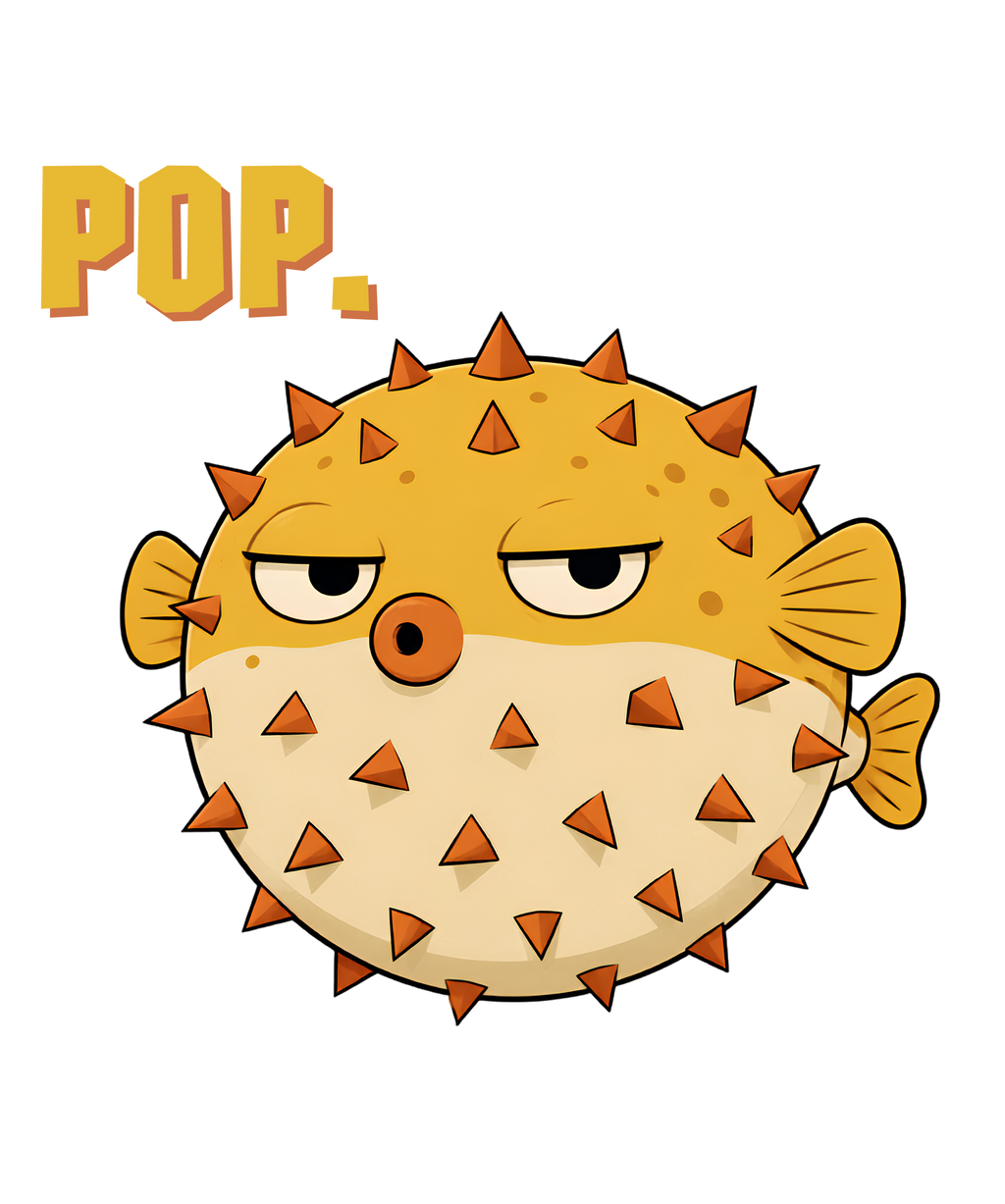 Grumpy Puffer Fish