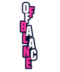 Off Balance Vertical Staggered Bold Typography Modern Streetwear Aesthetic
