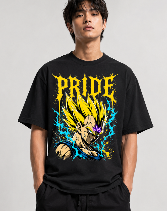 Saiyan Pride Majin Prince Anime Streetwear