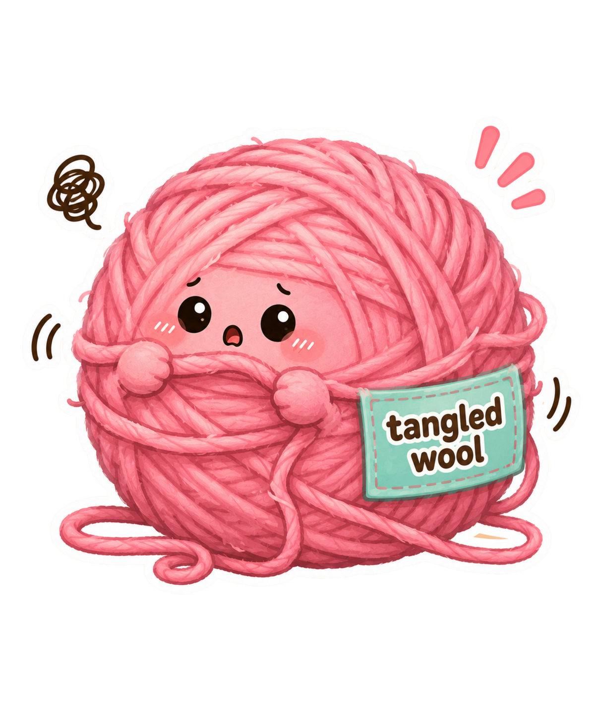 Cute Tangled Yarn