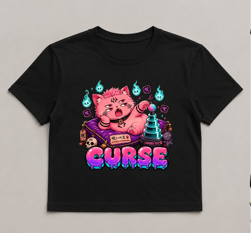 Curse King of Curses Ryomen Cat Parody Anime Streetwear