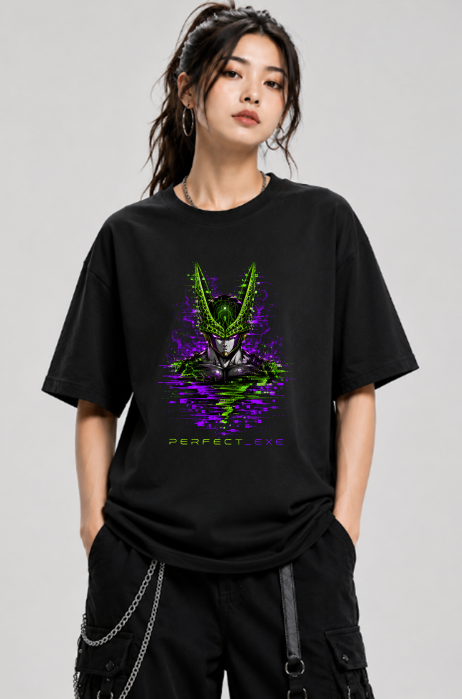Perfect Form Glitch Cyberpunk Bio Android Streetwear