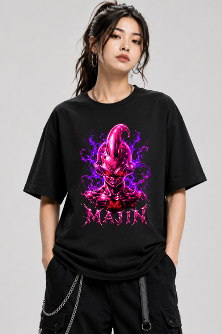 Majin Pure Evil Chrome Pink Demon Anime Streetwear