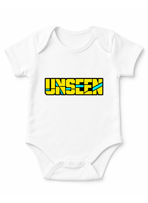 Unseen Geometric Cyberpunk Glitch Streetwear Bold Typography Aesthetic