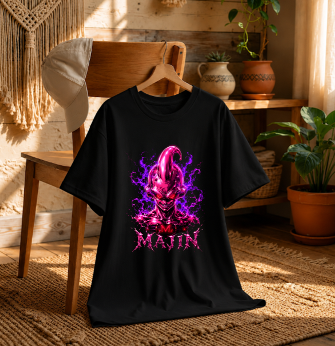 Majin Pure Evil Chrome Pink Demon Anime Streetwear