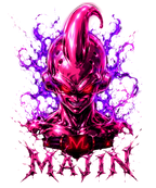 Majin Pure Evil Chrome Pink Demon Anime Streetwear