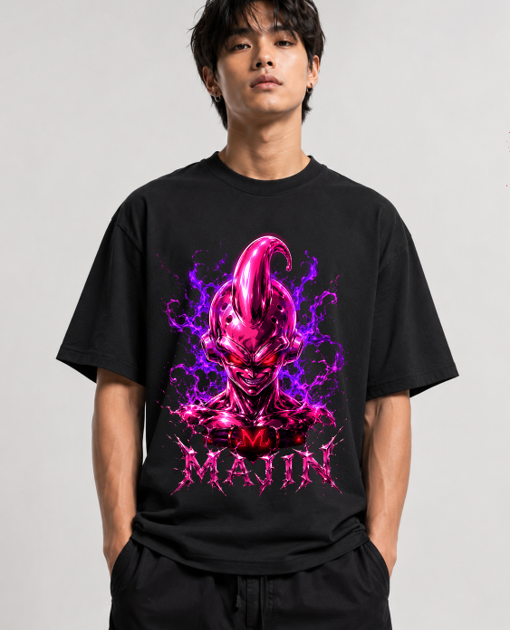 Majin Pure Evil Chrome Pink Demon Anime Streetwear