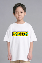 Unseen Geometric Cyberpunk Glitch Streetwear Bold Typography Aesthetic