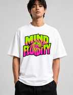 Mind Fluidity Trippy Liquid Swirl Psychedelic Rave Streetwear Typography