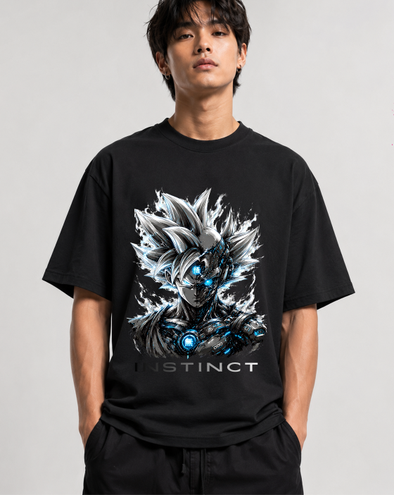 Ultra Instinct Cyborg Saiyan Mecha Cyberpunk Anime
