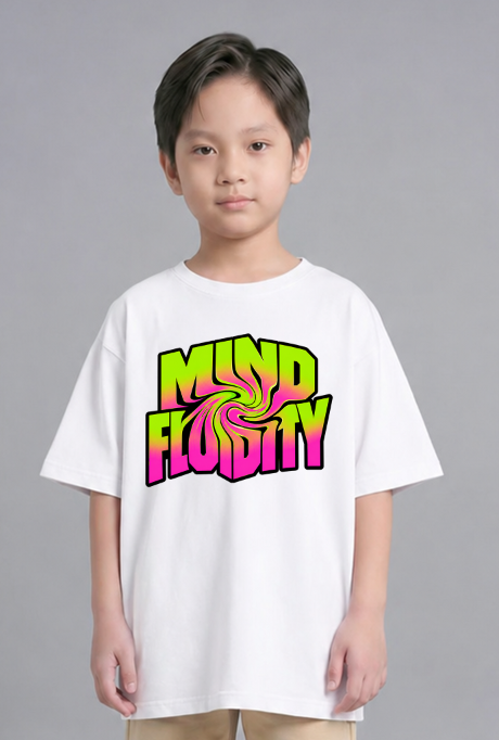 Mind Fluidity Trippy Liquid Swirl Psychedelic Rave Streetwear Typography
