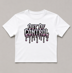 Out Of Control Liquid Chrome Dripping Gothic Streetwear Y2K Cyber Metal