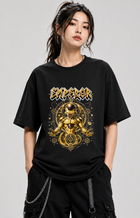 Golden Emperor Sacred Geometry Anime Villain Streetwear