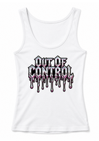 Out Of Control Liquid Chrome Dripping Gothic Streetwear Y2K Cyber Metal