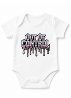Out Of Control Liquid Chrome Dripping Gothic Streetwear Y2K Cyber Metal