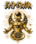 Golden Emperor Sacred Geometry Anime Villain Streetwear