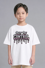 Out Of Control Liquid Chrome Dripping Gothic Streetwear Y2K Cyber Metal
