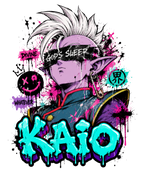 Supreme Kai Streetwear Punk Graffiti Anime Art