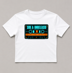 Side A: Unreleased Retro Cassette Tape Synthwave Cyberpunk Music Typography